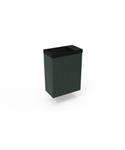 Fonteinkast Highland Green Arcqua Ridge 40x55x28 cm Incl. Fontein Mat Zwart Zonder Overloop