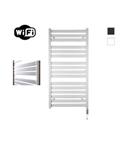 Elektrische Radiator Sanicare HWV - Moda Met Wifi 120x60 cm Mat Wit 876W Met Thermostaat Wit Rechtso