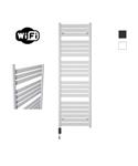 Elektrische Radiator Sanicare HWV - Moda Met Wifi 160x60 cm Mat Wit 1159W Met Thermostaat Zwart Link