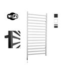 Elektrische Radiator Sanicare HWV - Qubic Met Wifi 126,4x60 cm Wit 773W Met Thermostaat Wit Linksond