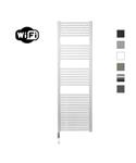 Elektrische Radiator Sanicare HWV Met Wifi 172x60 cm Wit 1127W Met Thermostaat Wit Linksonder