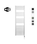 Elektrische Radiator Sanicare HWV Met Wifi 172x60 cm Wit 1127W Met Thermostaat Wit Rechtsonder