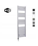 Elektrische Radiator Sanicare HWV Met Wifi 172x45 cm Zilver Grijs 920W Met Thermostaat Zwart Linkson