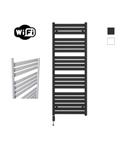 Elektrische Radiator Sanicare HWV - Moda Met Wifi 160x60 cm Mat Zwart 1159W Met Thermostaat Zwart Li