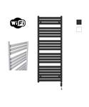 Elektrische Radiator Sanicare HWV - Moda Met Wifi 160x60 cm Mat Zwart 1159W Met Thermostaat Zwart Re