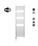 Elektrische Radiator Sanicare HWV Met Wifi 172x45 cm Wit 920W Met Thermostaat Chroom Linksonder