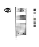 Elektrische Radiator Sanicare HWV Met Wifi 111,8x60 cm Chroom 533W Met Thermostaat Chroom Linksonder