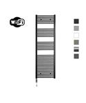 Elektrische Radiator Sanicare HWV Met Wifi 172x60 cm Mat Zwart 1127W Met Thermostaat Chroom Linksond