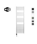 Elektrische Radiator Sanicare HWV Met Wifi 172x45 cm Wit 920W Met Thermostaat Zwart Linksonder