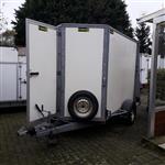 gesloten aanhangwagen geremd 1400 kg