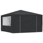 vidaXL Partytent met zijwanden professioneel 90 g/m² 4x4 m antraciet