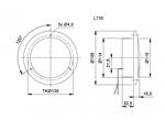 Jokon Achteruitrijlicht LED 735 Rond Wit