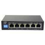 Safire PoE switch 60W - Unmanaged - 4 poorten + 2 uplink - tot 100Mbps - SF-SW0604POE-60