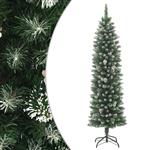 vidaXL Kunstkerstboom met standaard smal 120 cm PVC