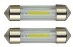 C5W autolamp 2 stuks | LED festoon 36mm | COB daglichtwit 6500K | 24 Volt