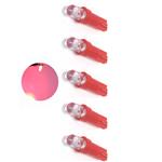 Auto LEDlamp | 5x autoverlichting LED T5 | kleur rood | 12V DC