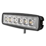 Krachtige LED Verstraler - 18W - Daglicht Wit (6000K) - Waterbestendig (IP67) - Geschikt voor 10-30V