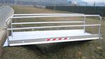 voetgangersbrug alu 3.2m x 1m lengte 3.2m 