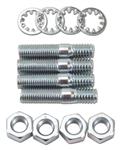 Edelbrock 8008 - Carburetor Stud Kit, 1.375 Inch, Zinc