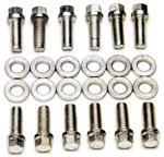 Plated Intake Bolt Kit, Chevrolet Small Block 55-86