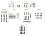 Chevrolet small block engine bolt kit zinc