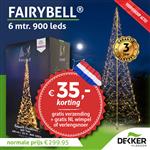 Fairybell 6 meter 900 leds warm white