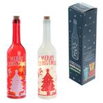 Fles met LED verlichting Kerstmis