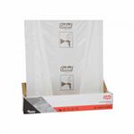 Colad overspuitbare statische HD-PE witte folie 400 cm breed 6345