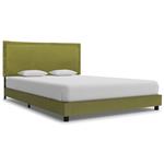 vidaXL Bedframe stof groen 140x200 cm