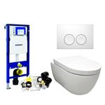 Geberit complete Rim-free toilet set (wandcloset zonder spoelrand)