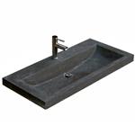 Wastafel hardsteen compact 80x38x5 cm