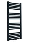 Tower sierradiator antraciet 1190x600  midden onder aansluiting