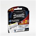 Wilkinson sword Quattro titanium - 7 Navulmesjes