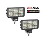 Led Werklamp Breedstraler set van 2 stuks met Hoog Intensiteit LedsIP67 R10 EMC 12/24V