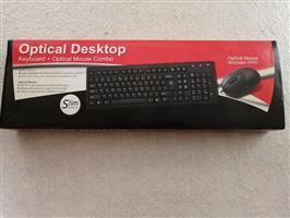 Optical Keyboard en Optical Mouse Combo
