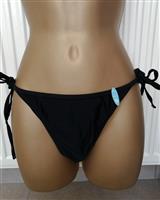 Nieuwe Zwarte Bikini Slip - Small/Medium