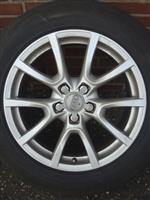 18’’Originele Audi Y-Spoke Velgen en banden 5x112