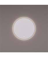 Spiegel Hipp Design SPV 13500 BL Rond Met Verlichting Incl. Spiegelverwarming en Mat Zwart Frame (Al