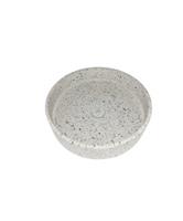 Opbouw Wastafel Sanimex Crystal Beton Rond Terrazzo Wit