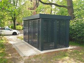 Carport en fietsenstalling