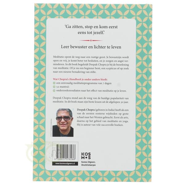 Grote foto handboek meditatie deepak chopra boeken overige boeken