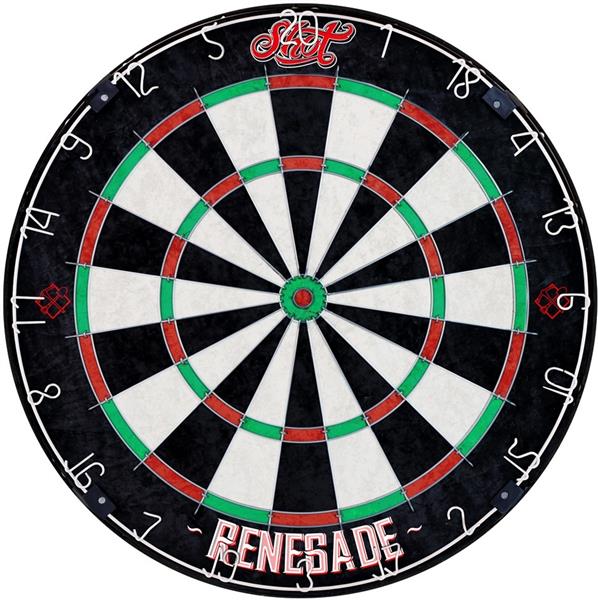 Grote foto shot renegade bristle dartboard shot renegade bristle dartboard sport en fitness darts