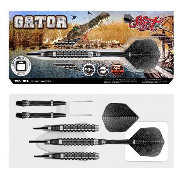 Grote foto shot americana gator 90 shot americana gator 90 25 gram sport en fitness darts