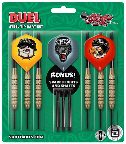 Grote foto shot value range duel steeltip darts set shot value range duel steeltip darts set sport en fitness darts