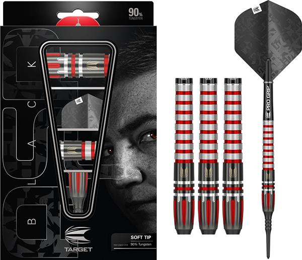 Grote foto softtip target nathan aspinall black 90 swiss 18g softtip target nathan aspinall black 90 swiss 18 sport en fitness darts