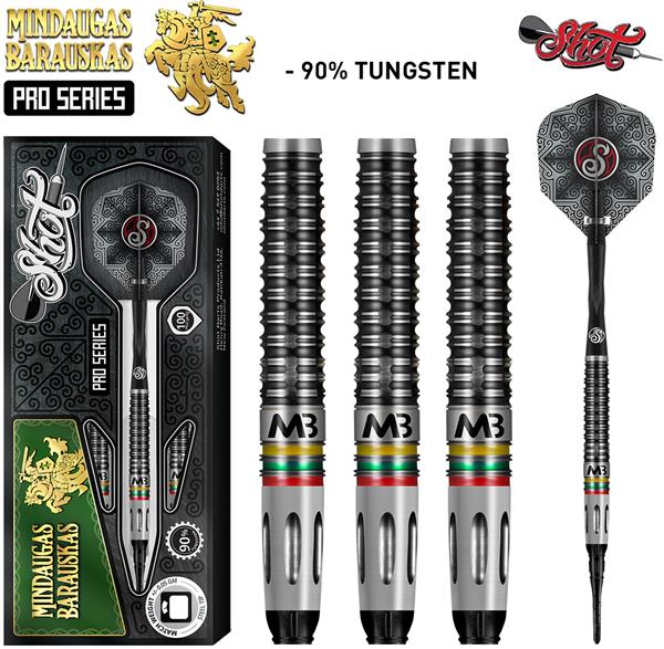 Grote foto softtip shot pro series mindaugas barauskas 90 softtip shot pro series mindaugas barauskas 90 sport en fitness darts