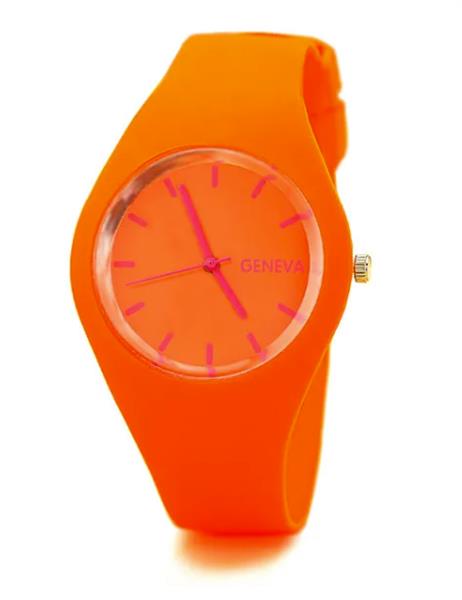 Grote foto jelly watch unisex quartz clockwork silicone strap kleding dames horloges