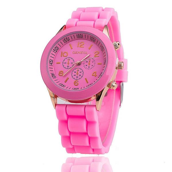 Grote foto jelly watch for women quartz clockwork silicone strap kleding dames horloges