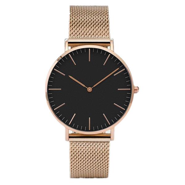 Grote foto minimalist watch for women luxury quartz clock mesh strap kleding dames horloges