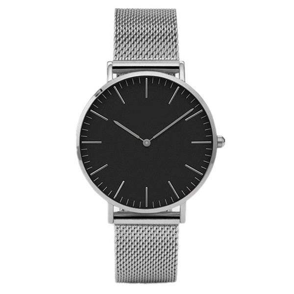 Grote foto minimalist watch for women luxury quartz clock mesh strap kleding dames horloges